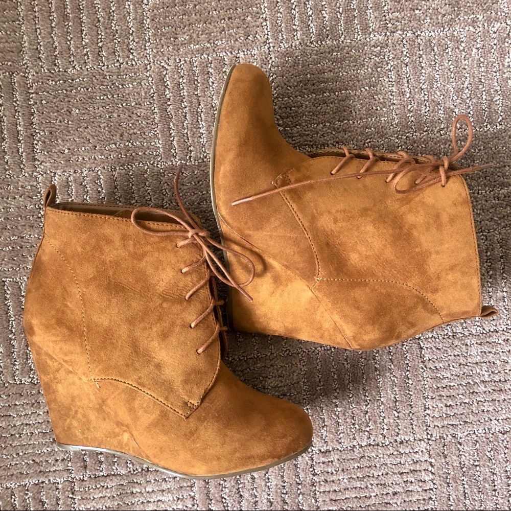 Forever 21 Camel Booties